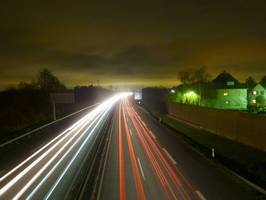 Bilder - Best of 2013 - autobahn-nachts-bei-langzeitbelichtung